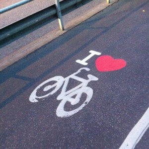 I love bike lane in Madrid
